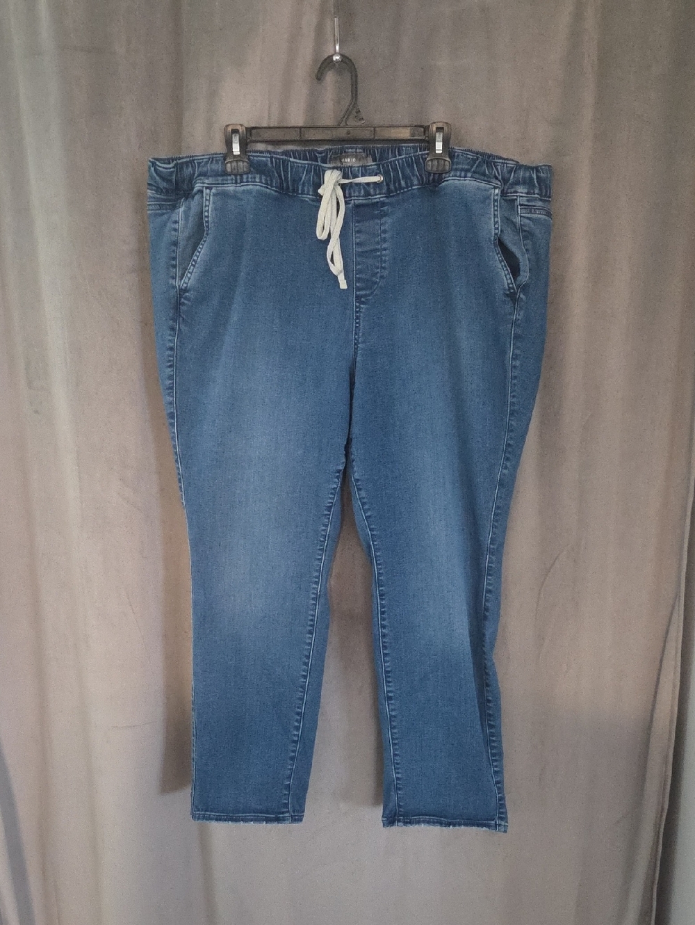 torrid 3S (3x Short)  Light Blue Pull-On Stretch Jeggings with Drawcord